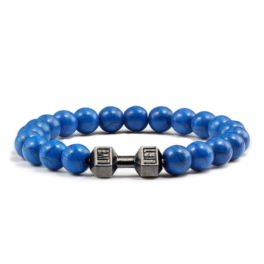 Gym Rat Blue Bracelet